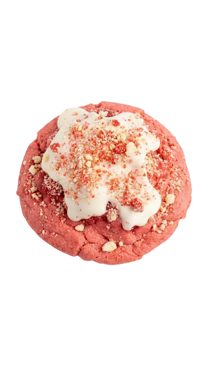 Strawberry crunch cookie